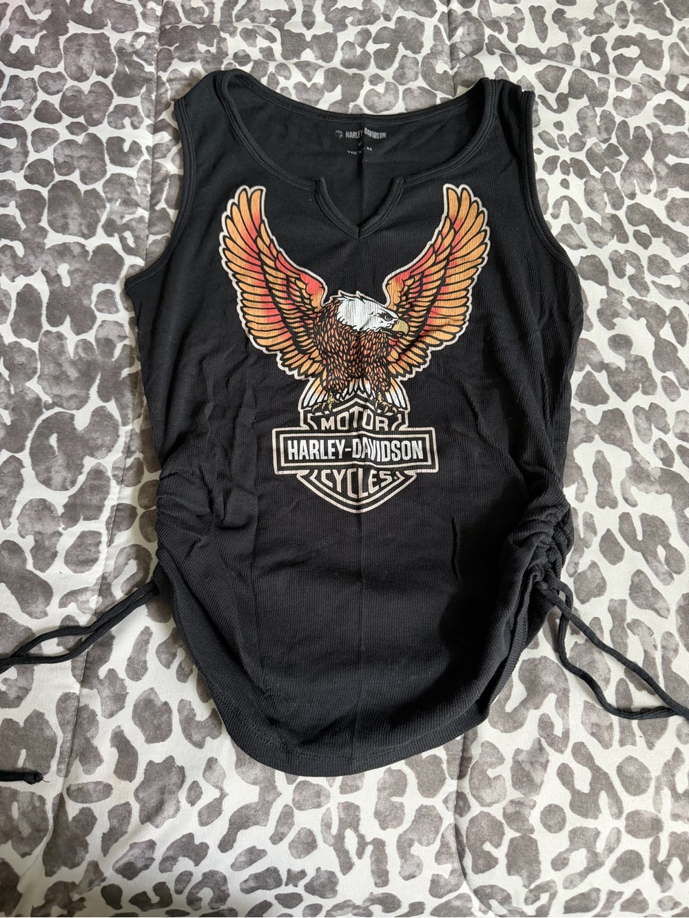 Harley-Davidson ribbed tank Sz XS